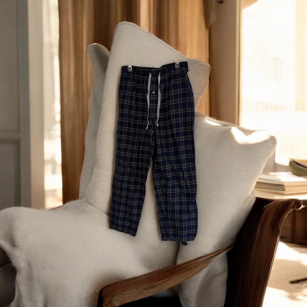 Geoffrey Beene Men's Flannel Sleep Pants SZ LG‎